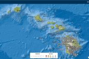 Seismic map for Hawaii