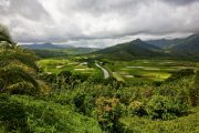 View from the Hanalei Valley Lookout