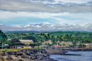 photo of hilo with maunakea in the background