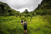 people hiking in Iao Valley