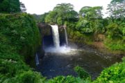 rainbow falls going off big island