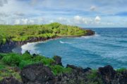 Wai’anapanapa State Park black sand beach